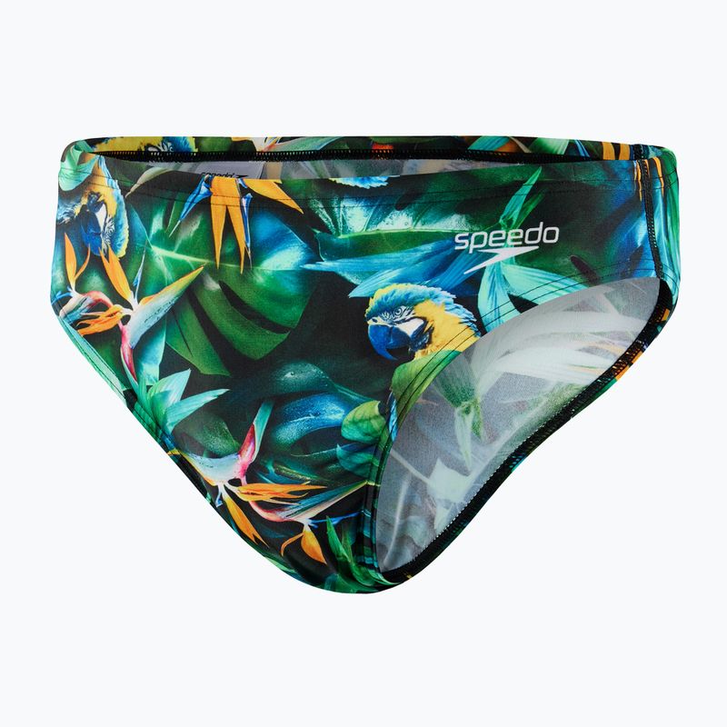 Herren Speedo Escape 5cm Brief Schwimmslip grün 68-13452G676