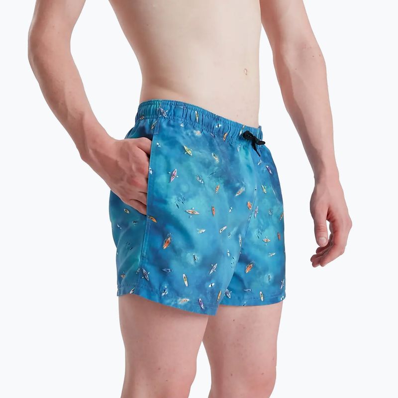 Herren Speedo Digital gedruckt Freizeit 14  schwimmen Shorts blau 68-13454G662 2