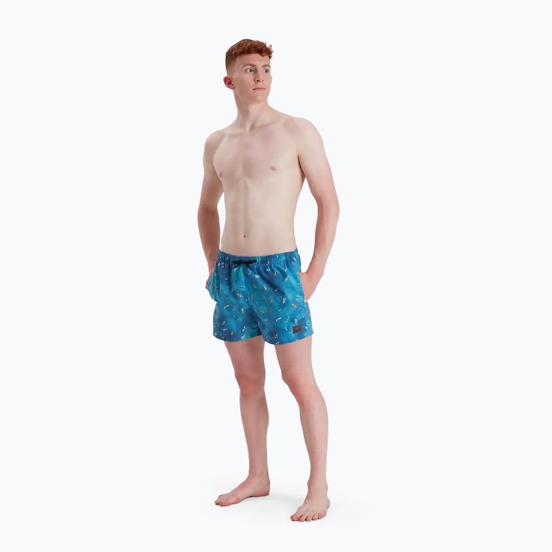 Herren Speedo Digital gedruckt Freizeit 14  schwimmen Shorts blau 68-13454G662 3