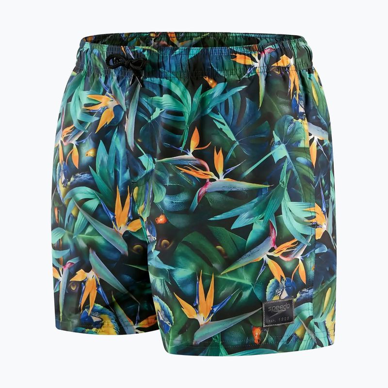 Herren Speedo Digital gedruckt Freizeit 14  schwimmen Shorts grün 68-13454G676