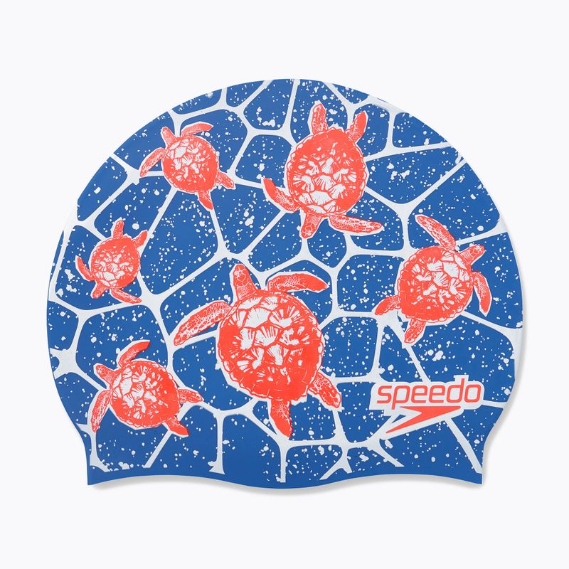 Badekappe Kinder Speedo Slogan Print blau 68-8386 3