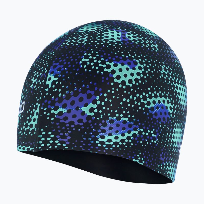 Badekappe Kinder Speedo Slogan Print schwarz 68-8386 2