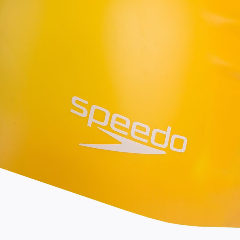 Badekappe Speedo Plain Moulded Silicone gelb 68-7984 3