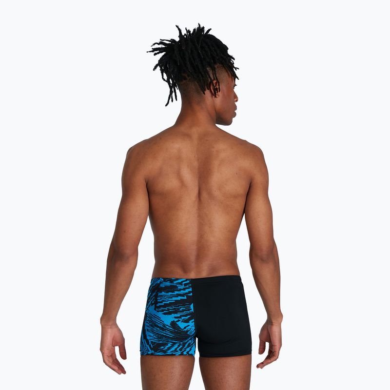 Badehose boxer Herren Speedo Allover V-Cut Aqushort D812 schwarz 68-9734D812 5