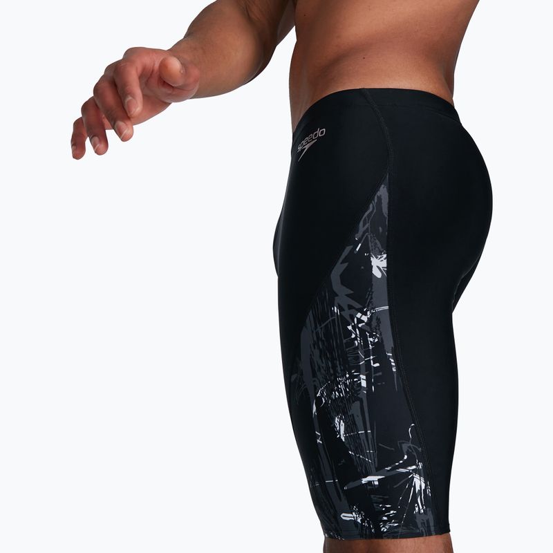 Jammery kąpielowe Speedo Allover V-Cut Jammer schwarz 68-11367 5