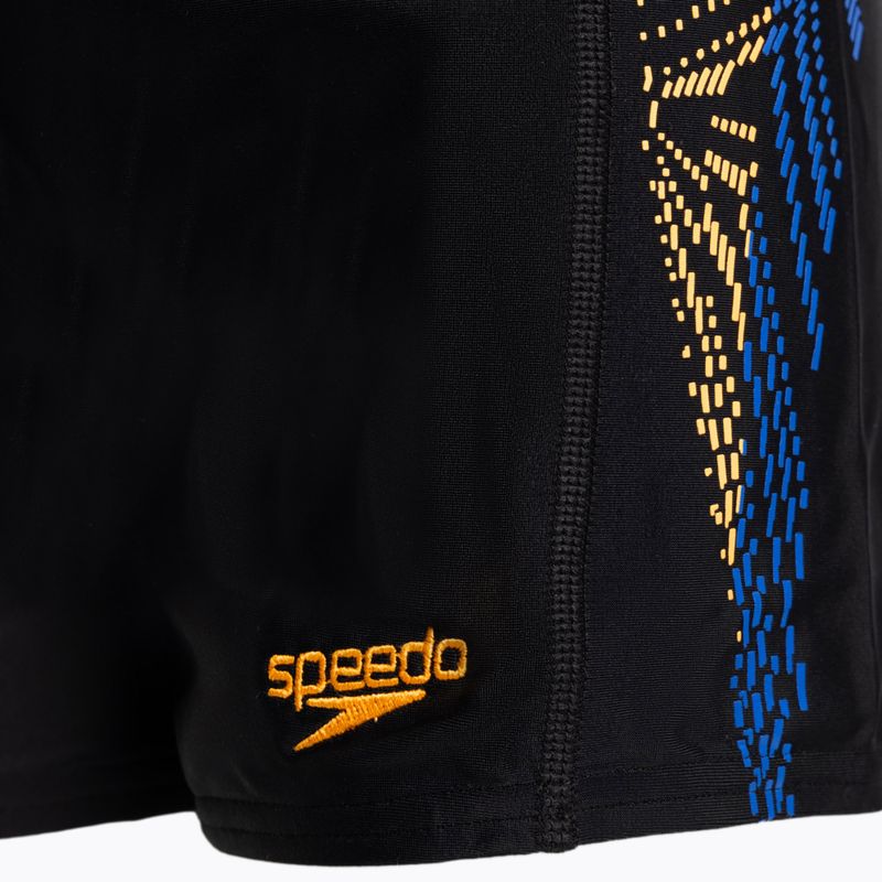 Badehose boxer Kinder Speedo Plastisol Placement Aquashort schwarz 68-953 3