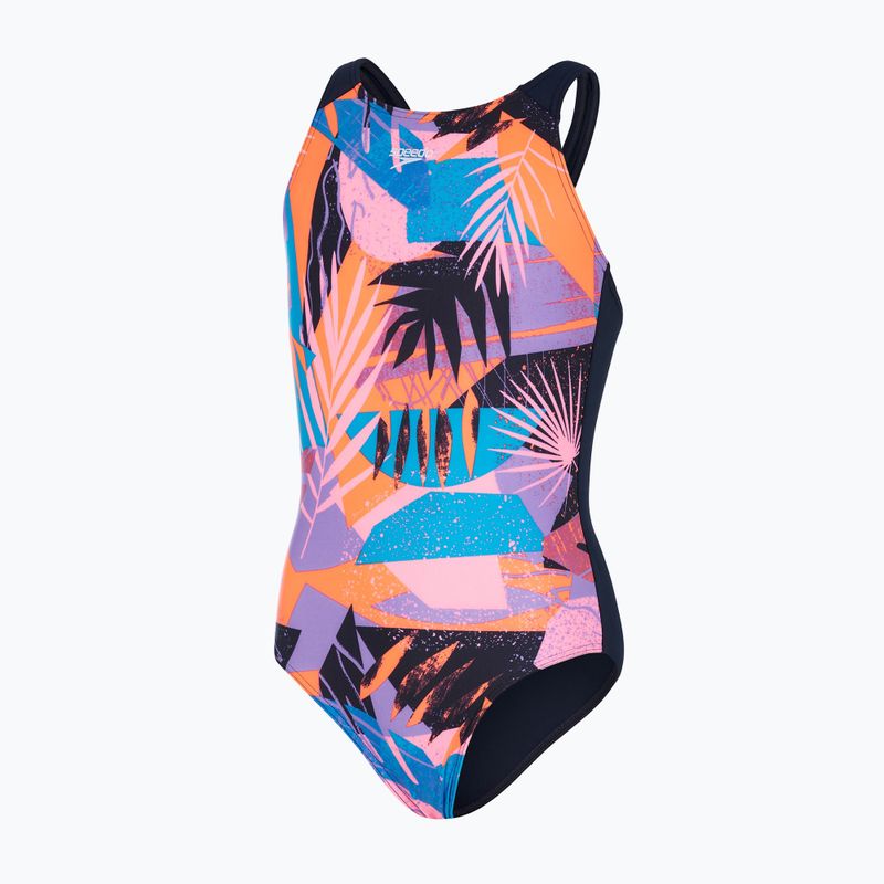 Einteiliger Badeanzug Kinder Speedo Allover Pulseback bunt 68-12676 5