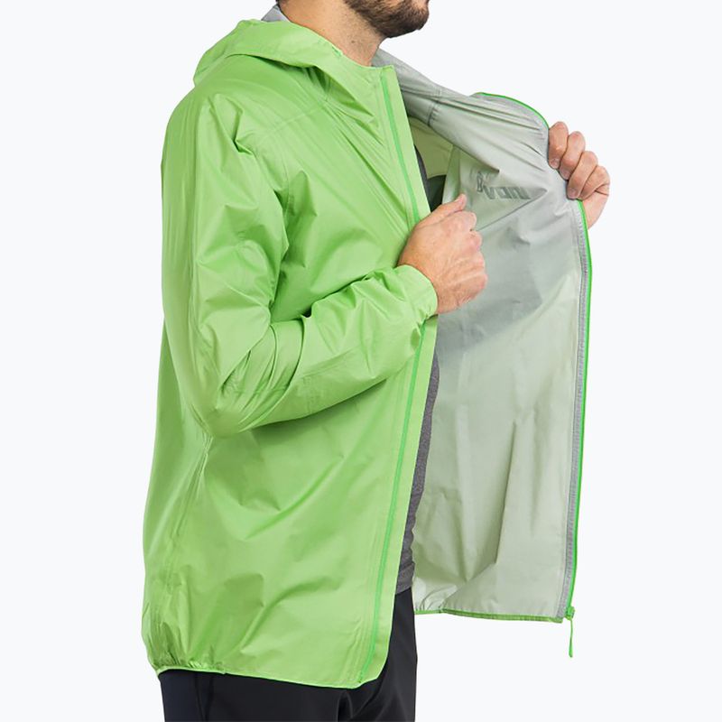 Herren Laufjacke Inov-8 Raceshell Pro FZ grün 8