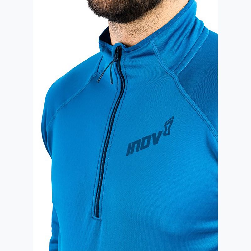 Herren Inov-8 Venturelite Mid Half Zip laufen Sweatshirt blau 3