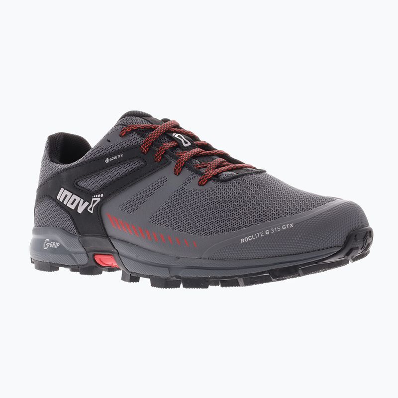 Herren Laufschuhe Inov-8 Roclite G 315 GTX V2 grau/schwarz/rot 11