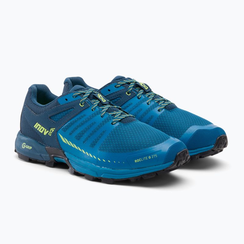 Herren Laufschuhe Inov-8 Roclite G 275 V2 blau-grün 001097-BLNYLM 4