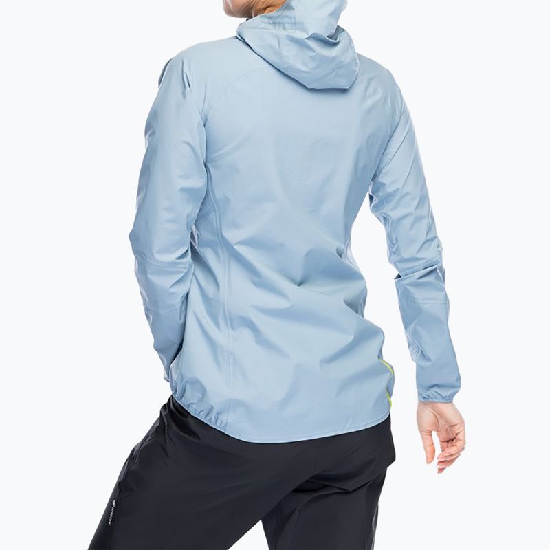 Damen Laufjacke Inov-8 Stormshell FZ V2 blau grau 4