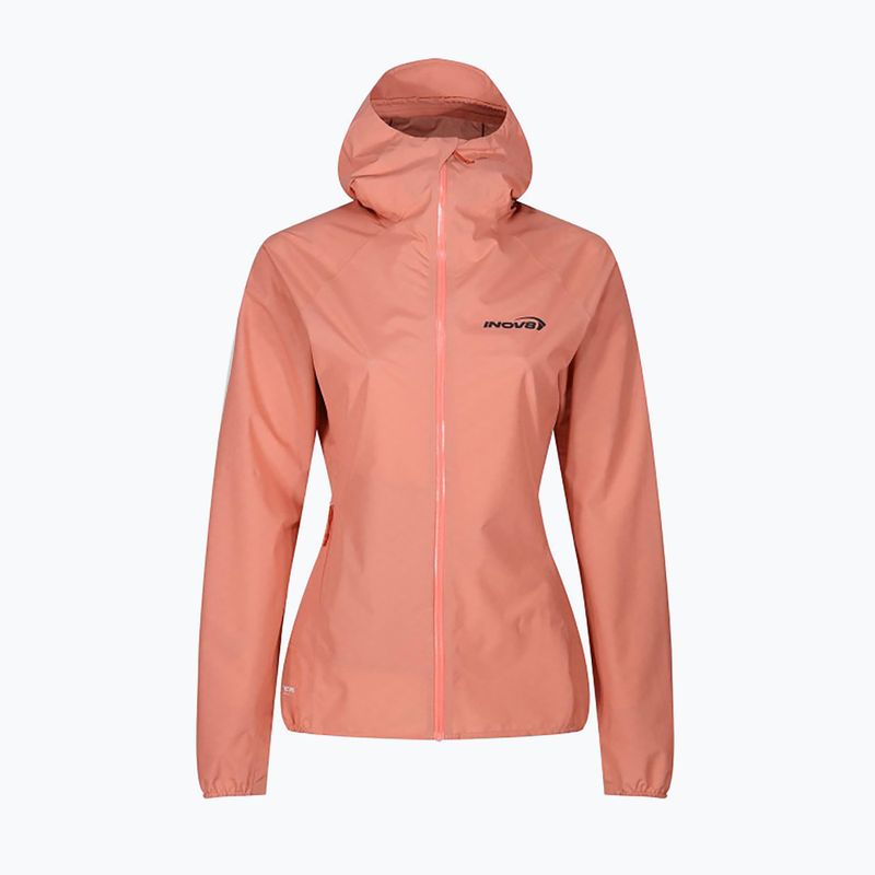 Damen Laufjacke Inov-8 Stormshell FZ V2 coral 2