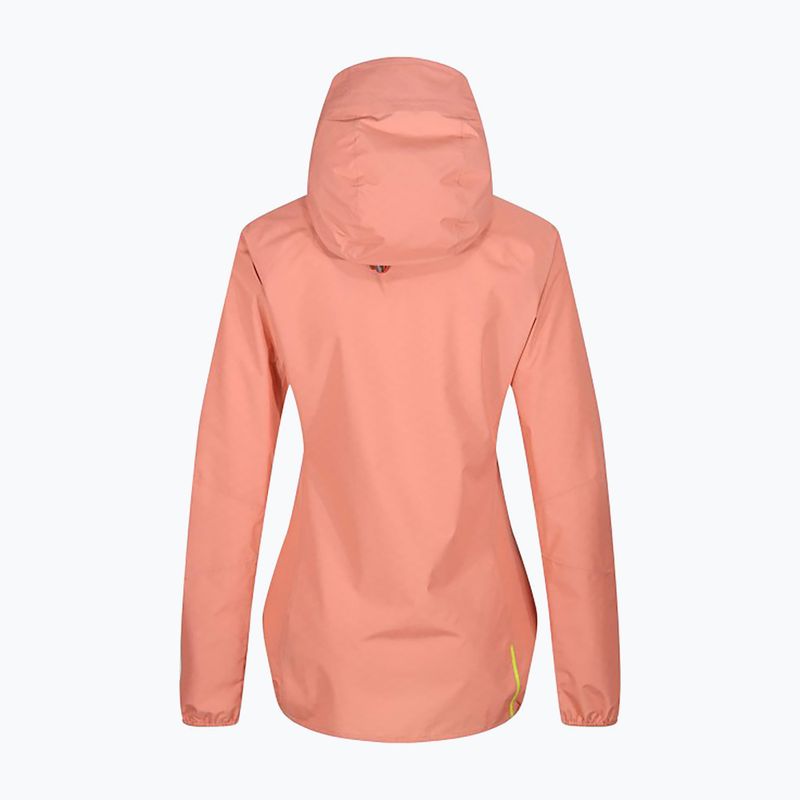 Damen Laufjacke Inov-8 Stormshell FZ V2 coral 3