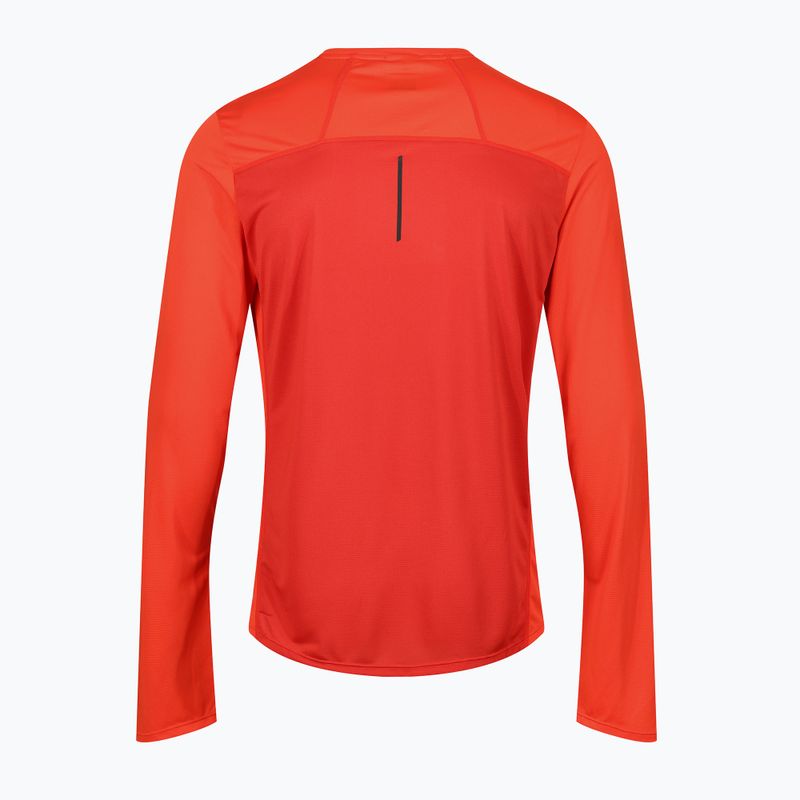 Herren Inov-8 Performance feuerrot/rotes Lauf-Langarmshirt 2