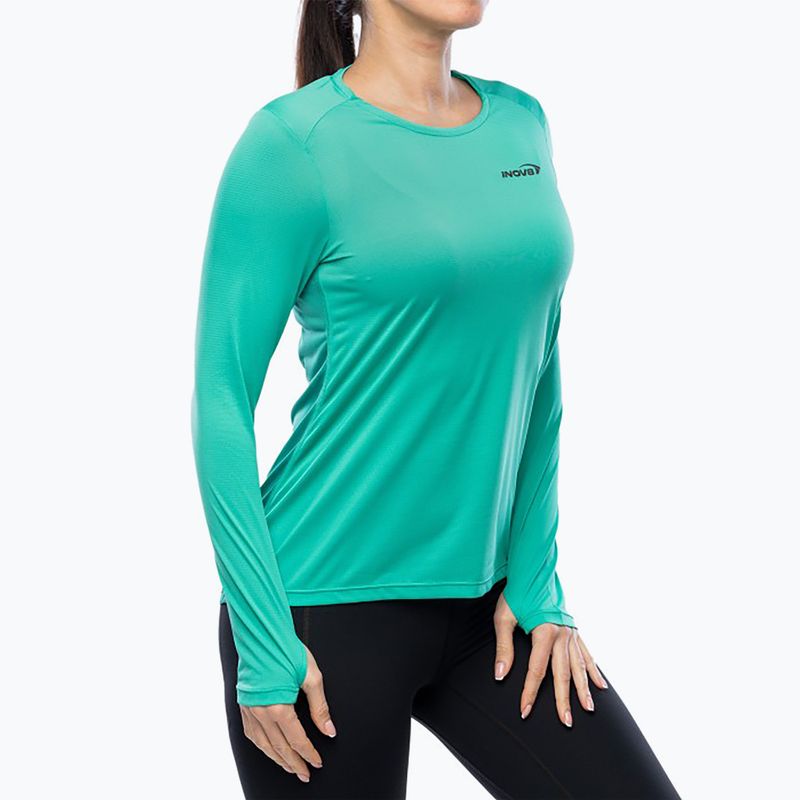 Damen Inov-8 Performance aqua/dunkel aqua Lauf-Longsleeve 3