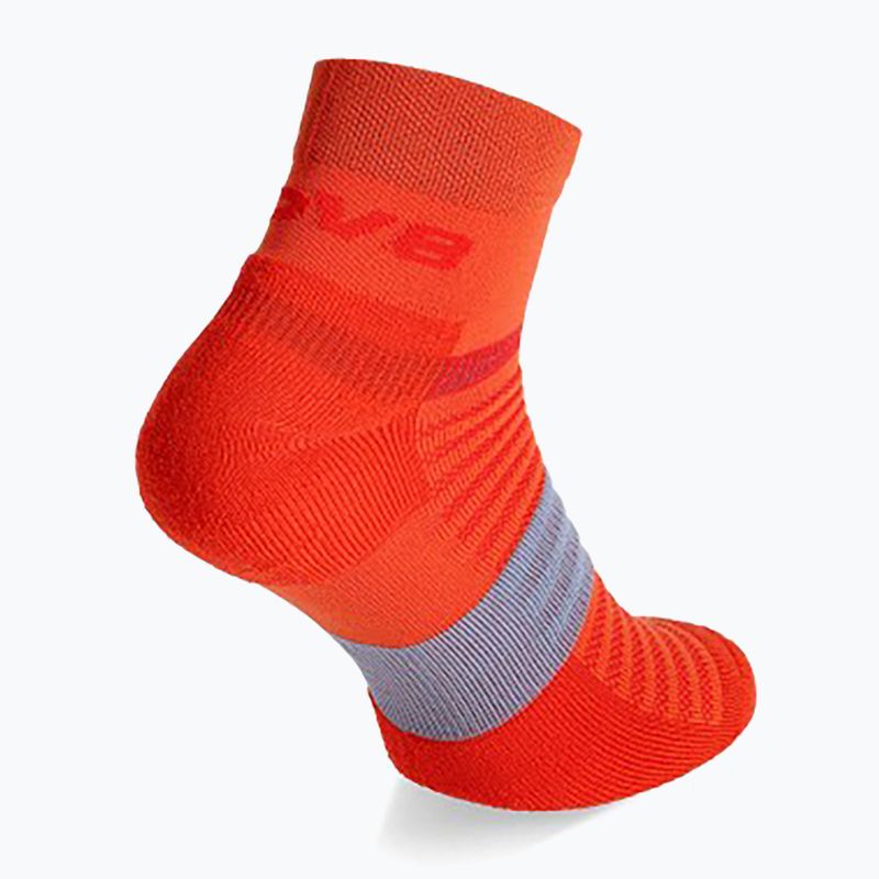 Inov-8 Active Mid Laufsocken feuerrot/blau grau 3