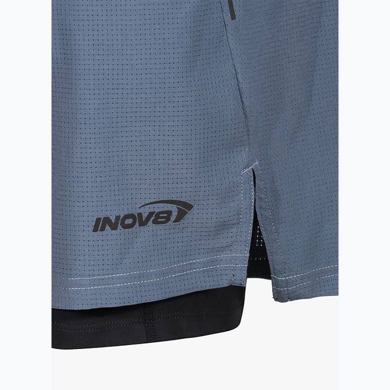 Herren Inov-8 TrailFly Ultra 7" 2in1 Schiefer Laufshorts 5