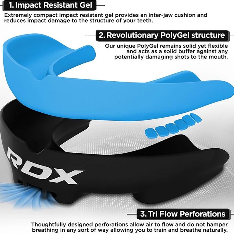 Kinder-Mundschutz RDX Mouth Junior blue 2