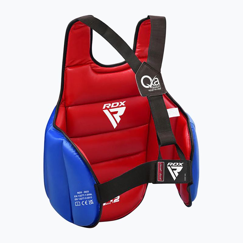 RDX SCC-T2 Karate-Brustschutz rot/blau 2