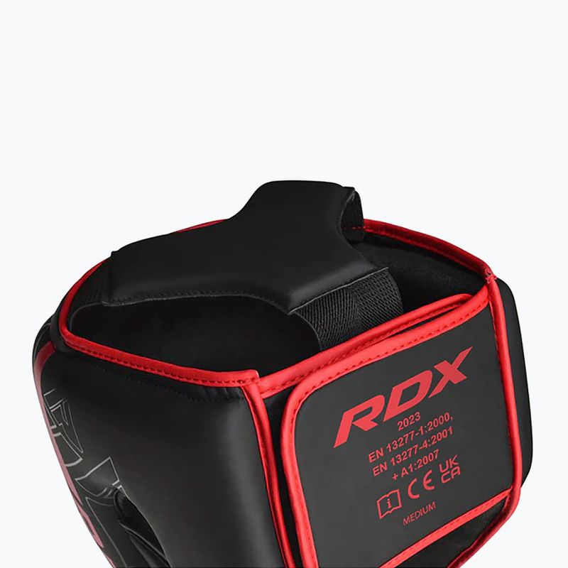 Boxhelm RDX F6 Kara Head Guard rot 3