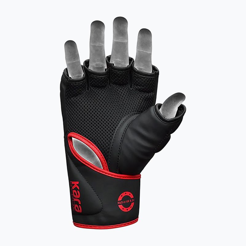 RDX Grappling Handschuhe F6 matt rot 4