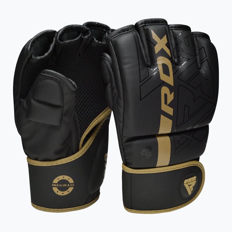 RDX Grappling Handschuhe F6 golden 2