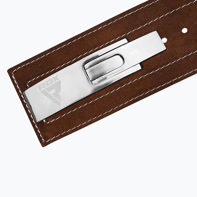 RDX Pro Liver Buckle Lth brauner Gewichthebergürtel 3
