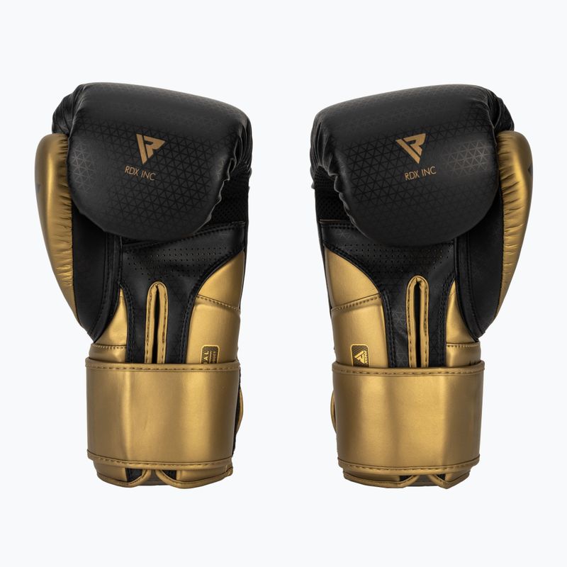 Boxhandschuhe RDX L2 Mark Pro SPaarring Boxing Hook & Loop golden 3