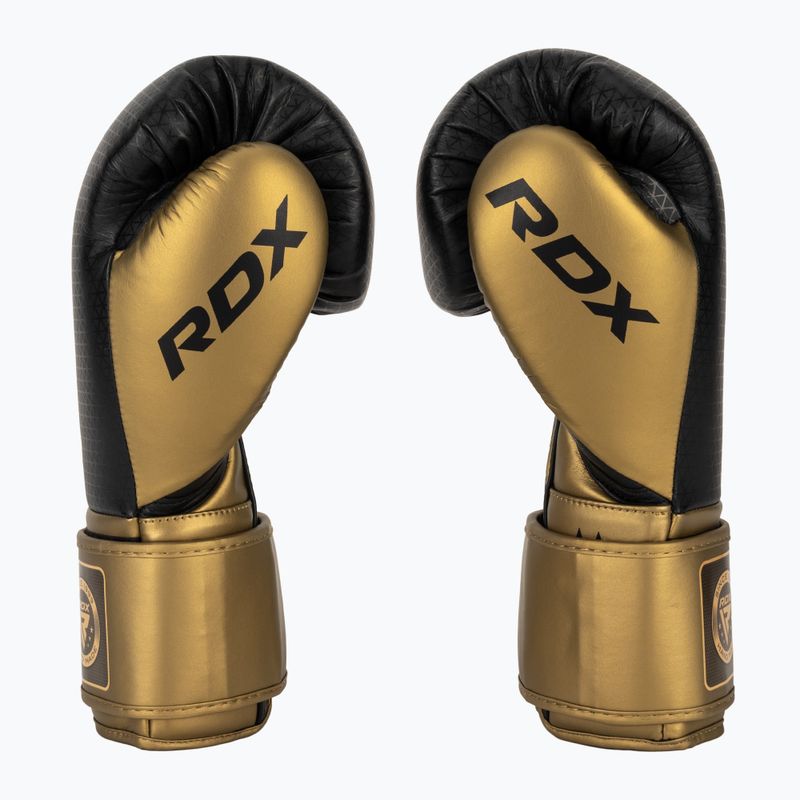 Boxhandschuhe RDX L2 Mark Pro SPaarring Boxing Hook & Loop golden 4