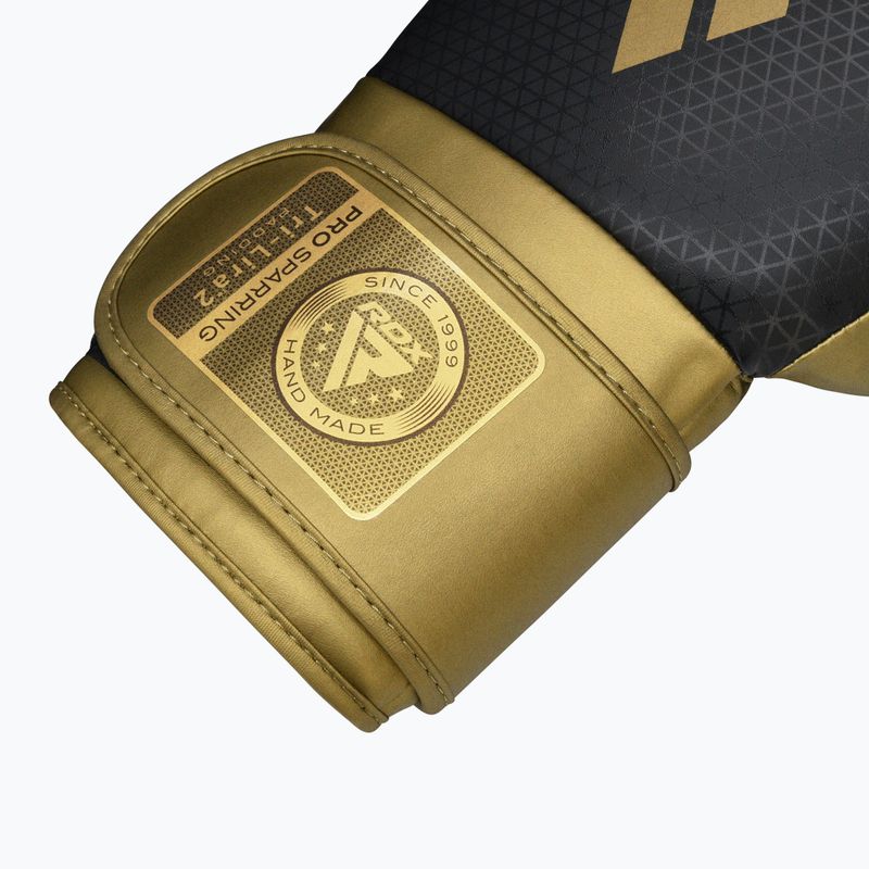 Boxhandschuhe RDX L2 Mark Pro SPaarring Boxing Hook & Loop golden 6