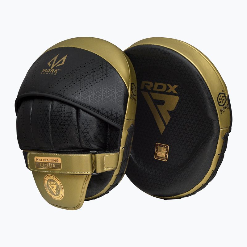 Trainingshandschuhe RDX L1 Mark Pro Boxing Training Pads golden