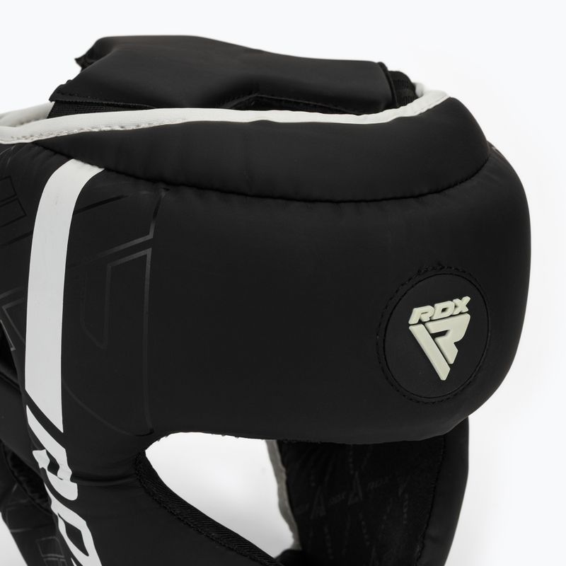 RDX F6 Kara Head Guard weißer Boxhelm 4