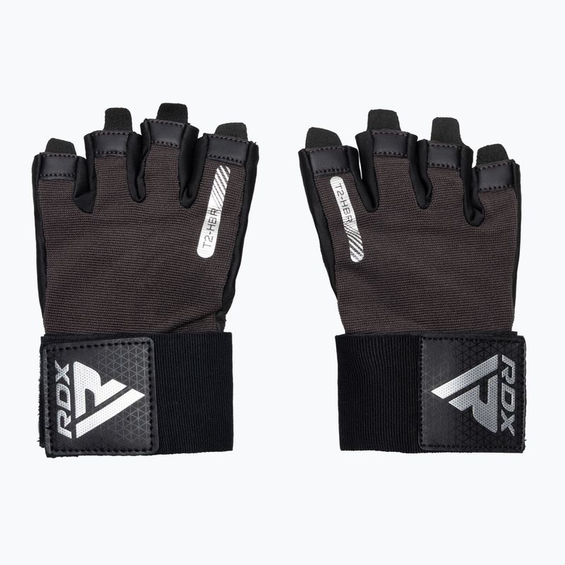 Trainings Handschuhe RDX T2 Half brown 2