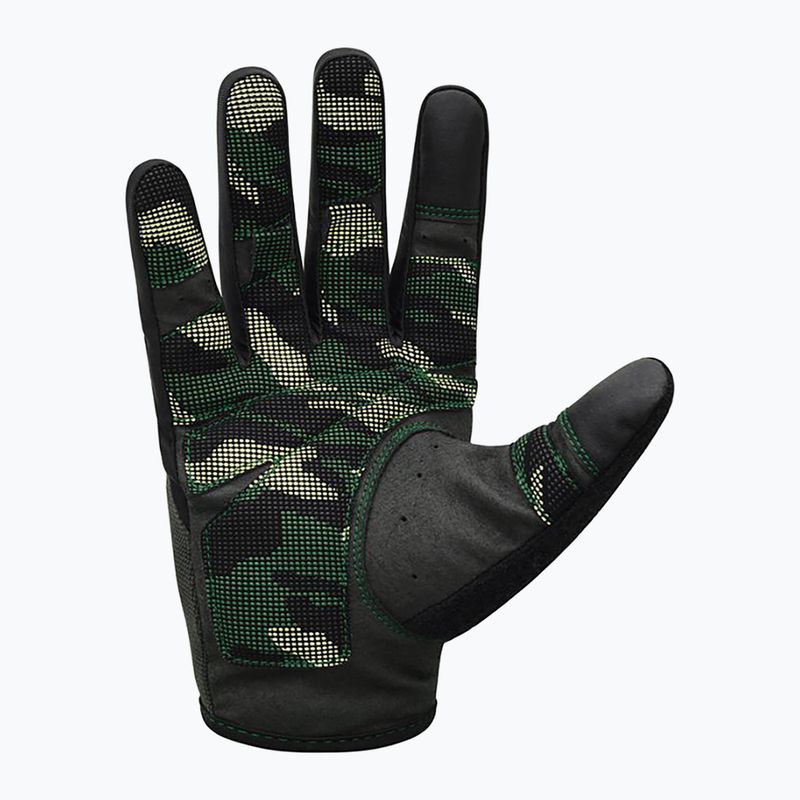 RDX T2 Touch Screen Friendly Full Finger Gym Handschuhe Armee grün 2