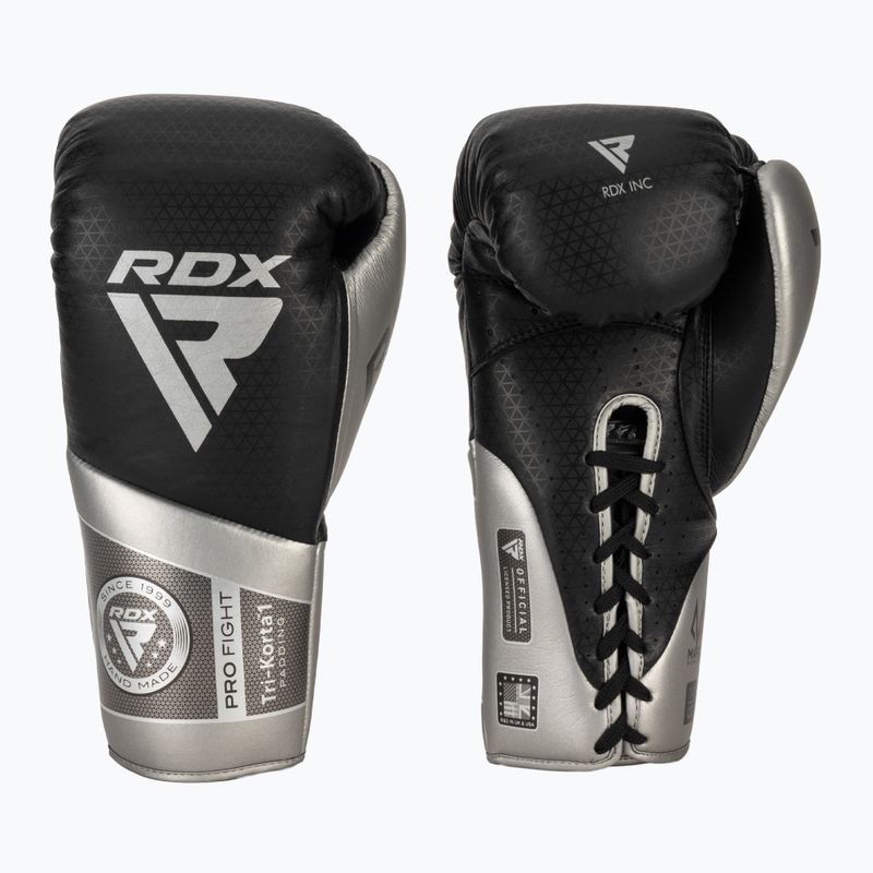 Boxhandschuhe RDX K1 Mark Pro Fight Boxing silver