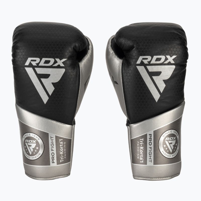 Boxhandschuhe RDX K1 Mark Pro Fight Boxing silver 2