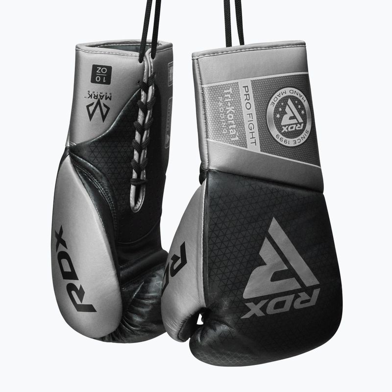 Boxhandschuhe RDX K1 Mark Pro Fight Boxing silver 5