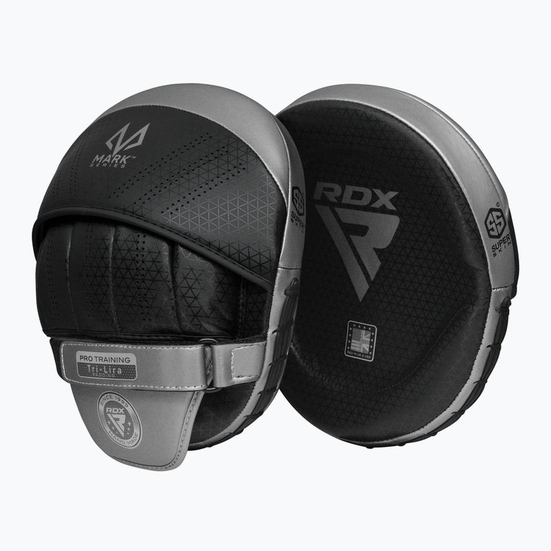 Trainingshandschuhe RDX L1 Mark Pro Boxing Training Pads silver