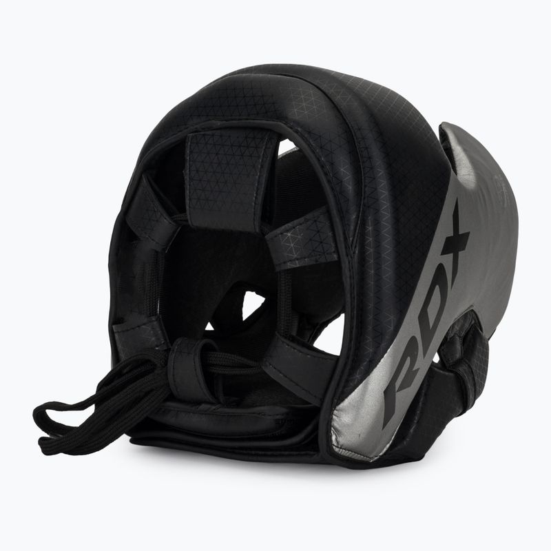 Boxhelm RDX L1 Mark Pro Cheek Boxing Training Head Guard silver 6