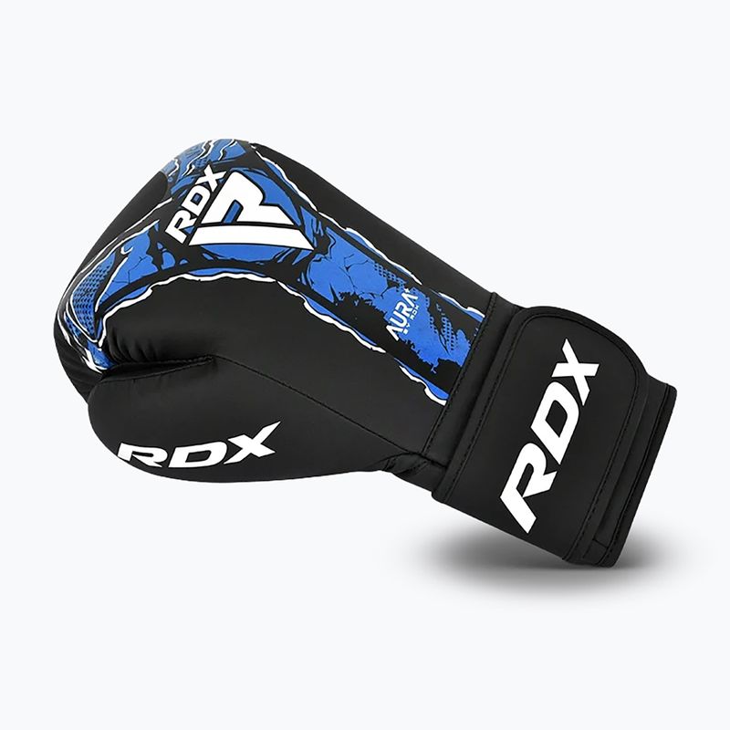 Boxhandschuhe RDX Boxing New Aura F17 black/blue 3