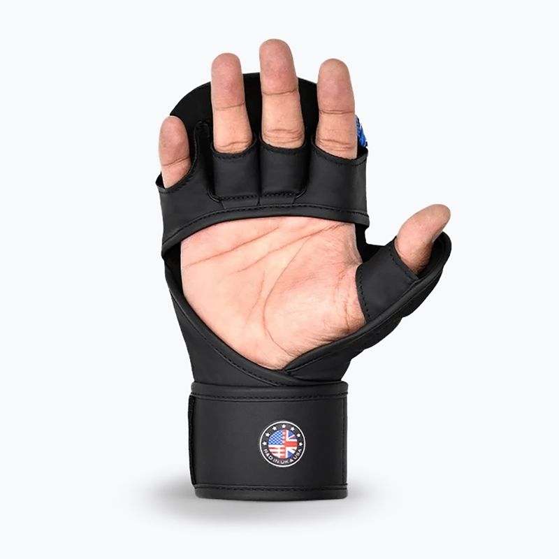 MMA-Handschuhe RDX Grappling Shooter New Aura F17 black/blue 3