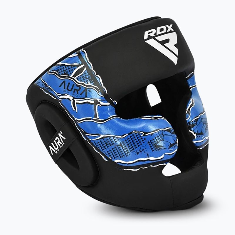 Boxhelm  RDX New Aura F17 Head black/blue 2