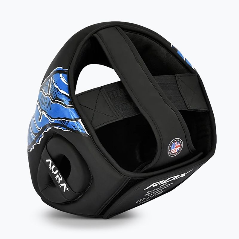 Boxhelm  RDX New Aura F17 Head black/blue 4