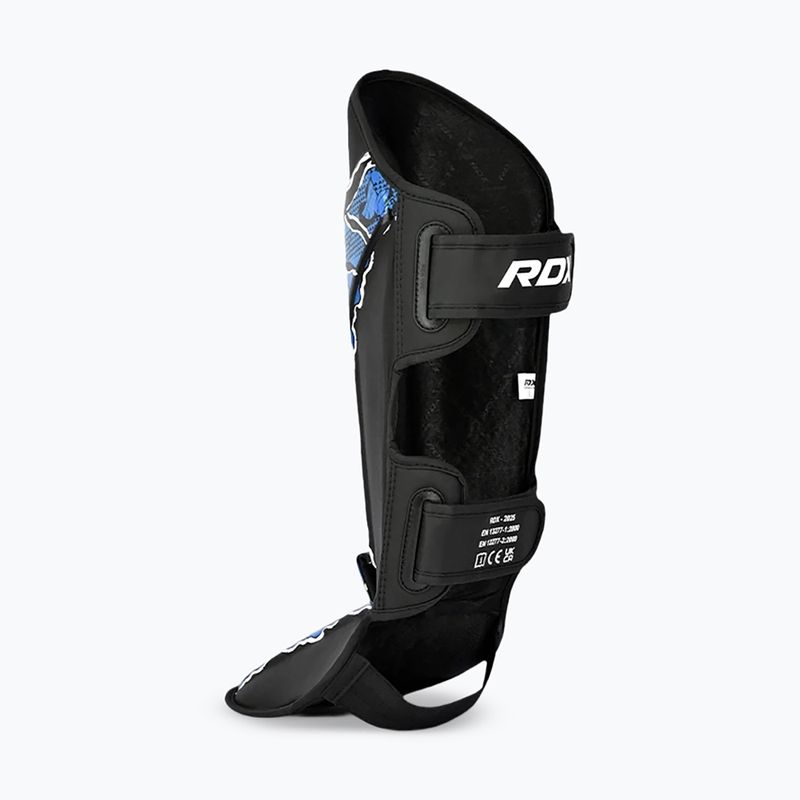 Schienbein- und Fußschützer RDX Instep New Aura F17 Shin black/blue 5