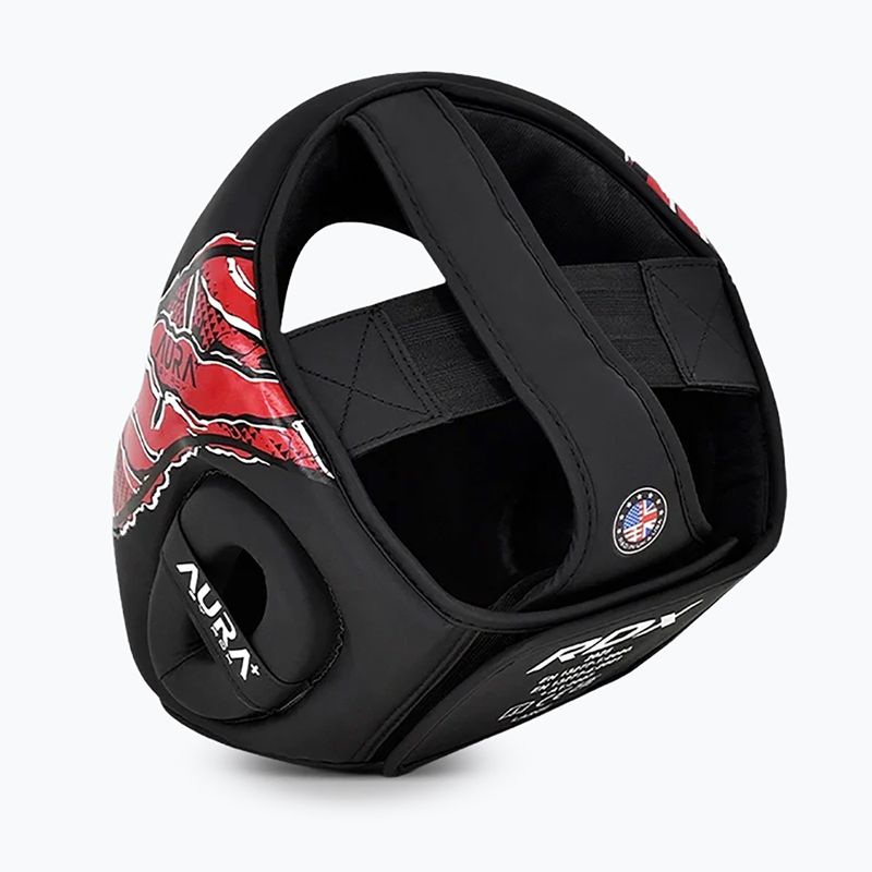 Boxhelm  RDX New Aura F17 Head black/red 4
