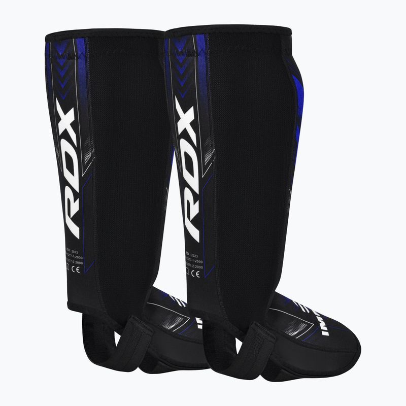 Schienbein- und Fußschützer RDX IMMAF Approved Neoprene Shin Instep SGN-IMF-1U blue 3