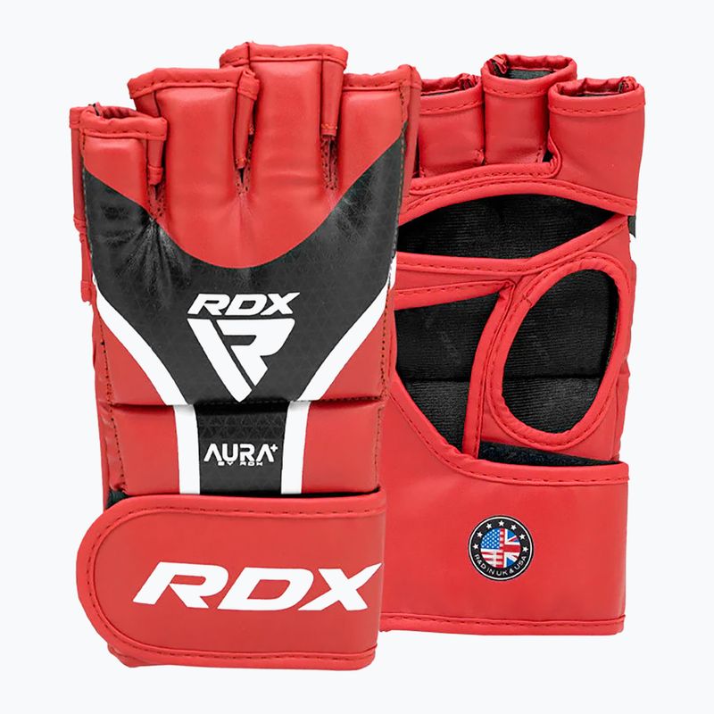 Grappling Handschuhe RDX Grappling Aura Plus T-17 red