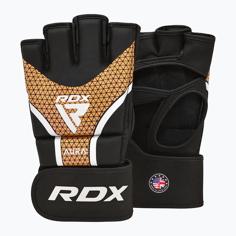 Grappling Handschuhe RDX Grappling Aura Plus T-17 golden