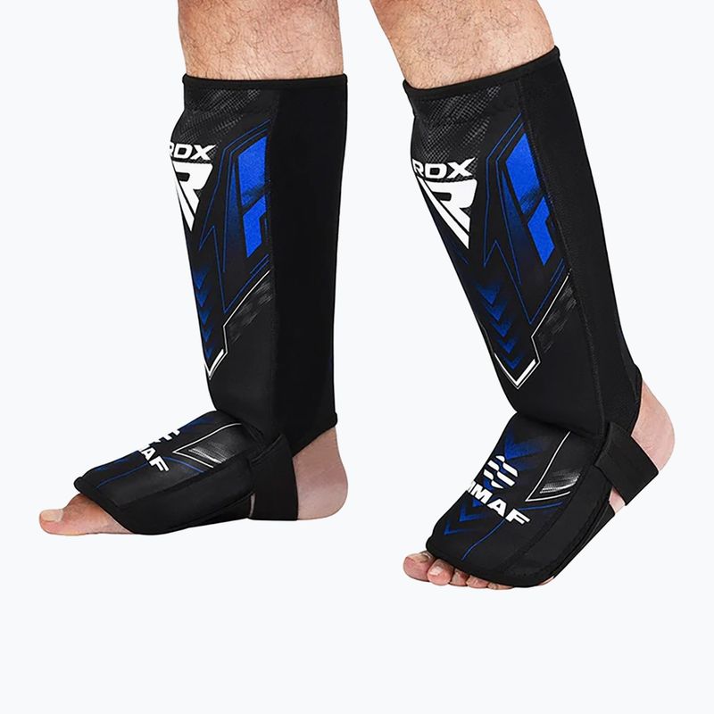 Schienbein- und Fußschoner RDX IMMAF Approved Neoprene Shin Instep blue 6